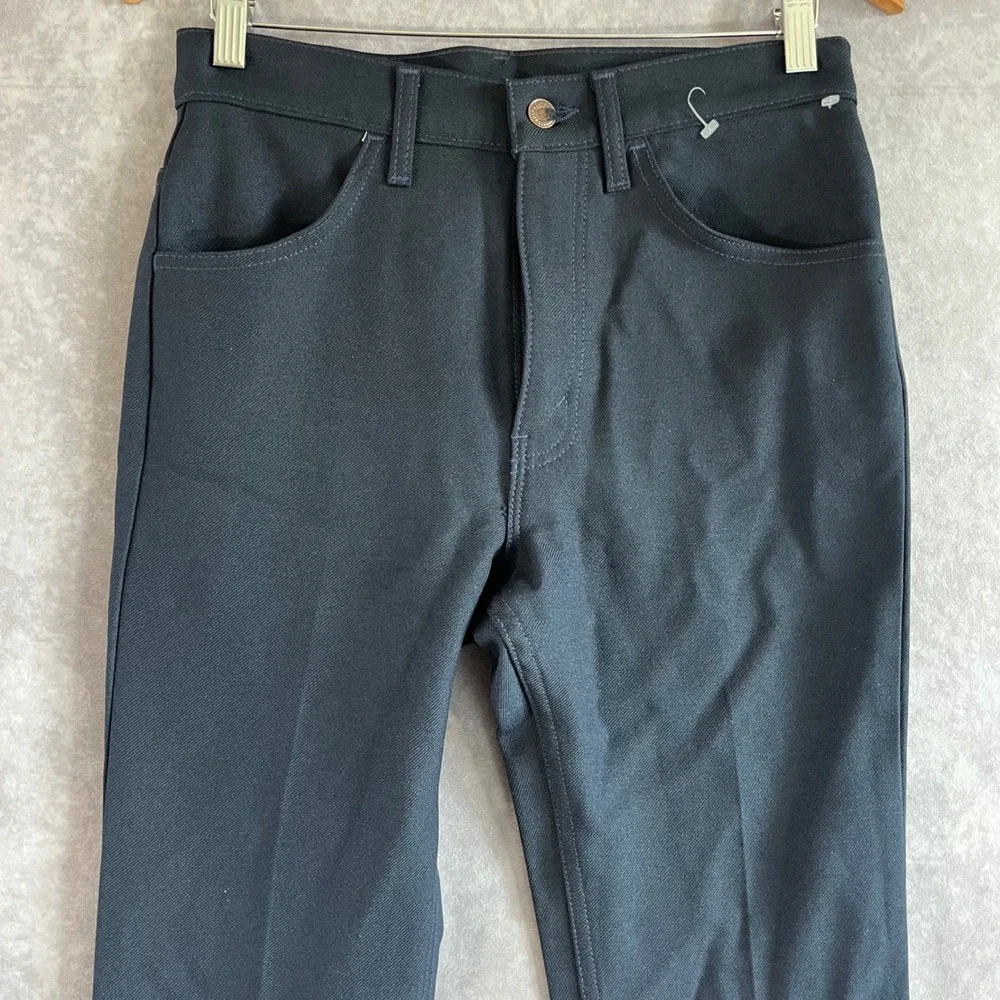Levi's Sta-Prest Trousers Mens 31x34 Dark Blue Vintage 90s Made in USA 517 Style